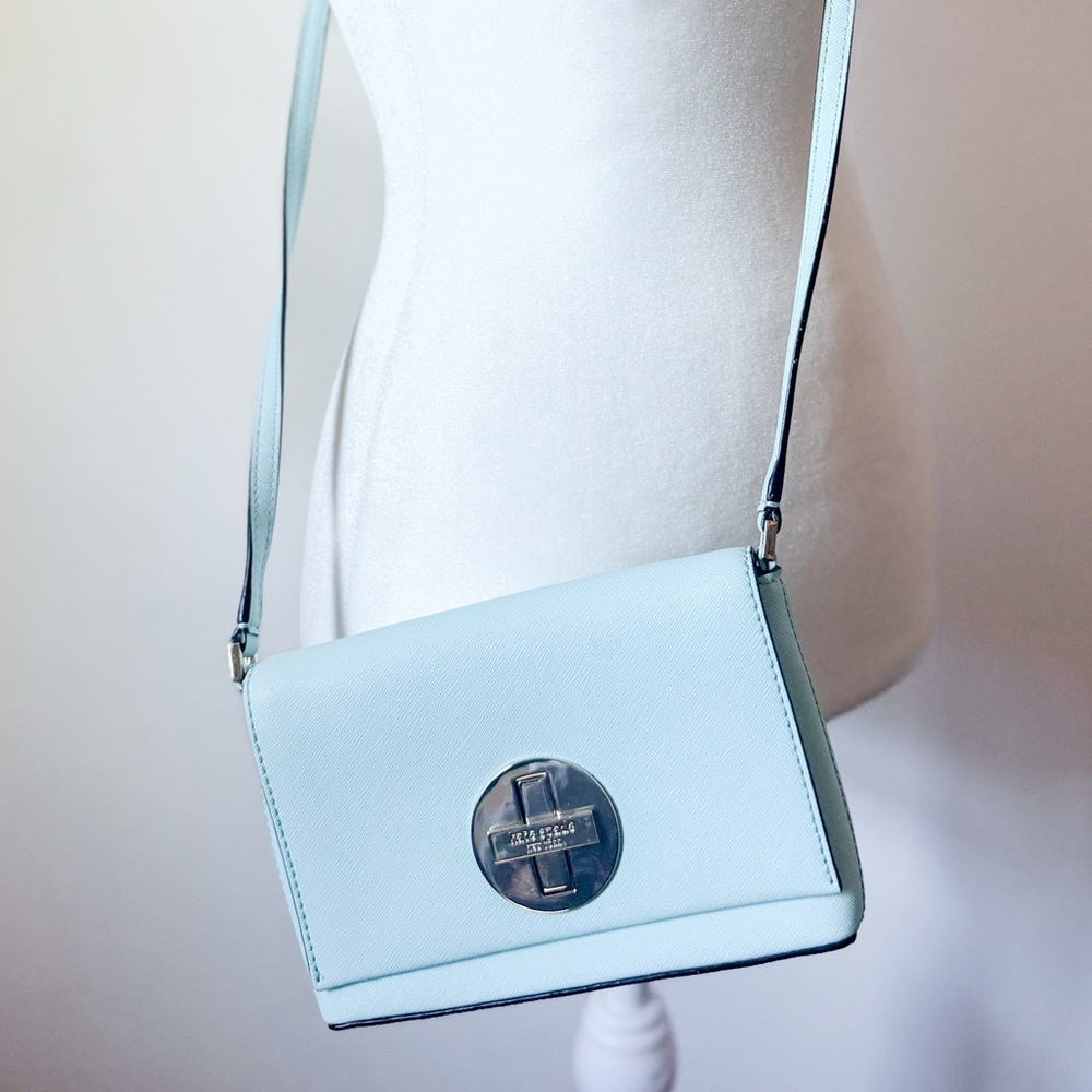 Kate Spade Newbury Lane Sally Crossbody in Light Tiffany Blue - Picture 2 of 10